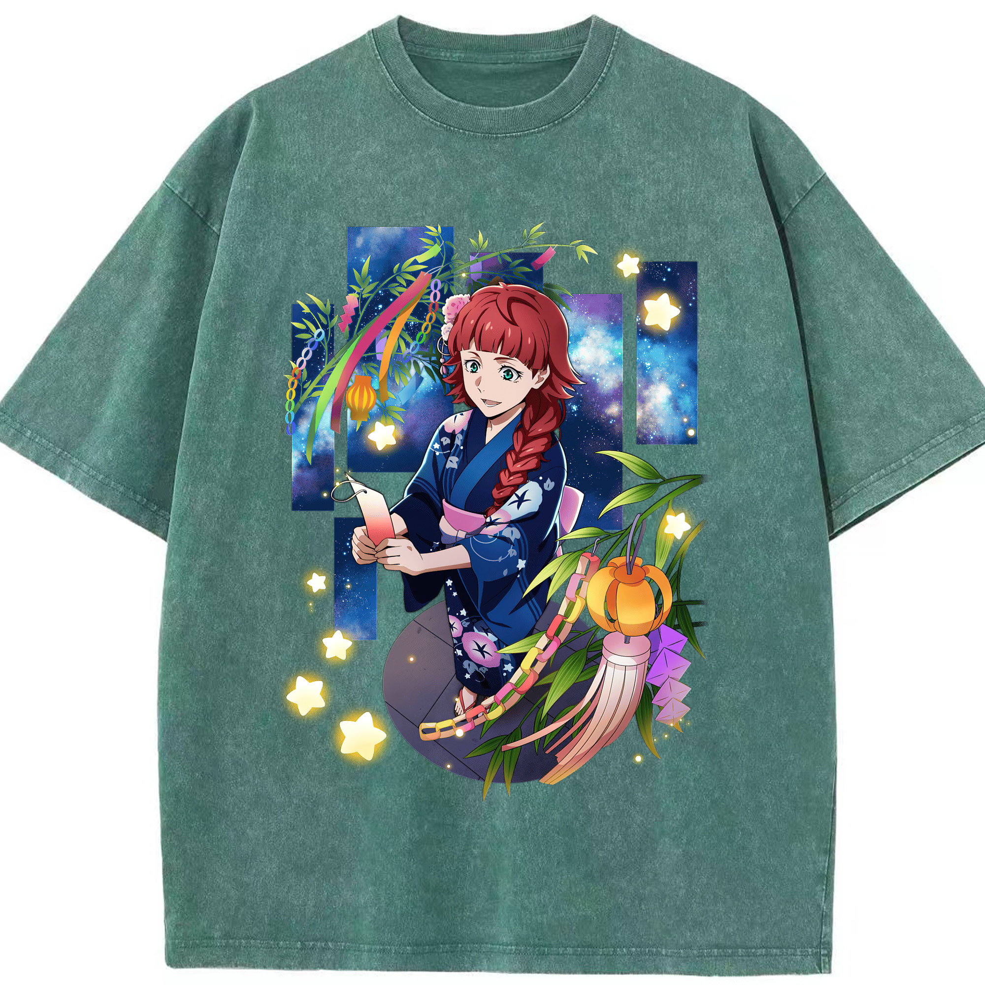 文豪ストレイドッグス Bungo Stray Dogs 綿100% ヴィンテージ風 半袖Tシャツ（フロントプリント）
